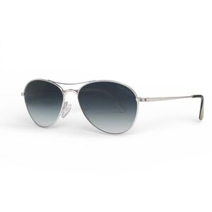 Tom Ford Silver Oliver Aviator Sunglasses- Unisex